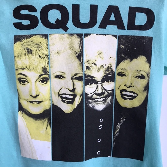 The Golden Girls blue-green pastel Squad T-shirt - Picture 2 of 4